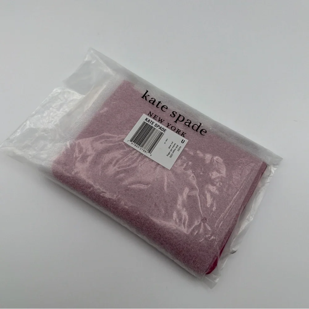 Kate Spade‎ Keaton Dark Magenta PVC Wristlet K6202 NWT